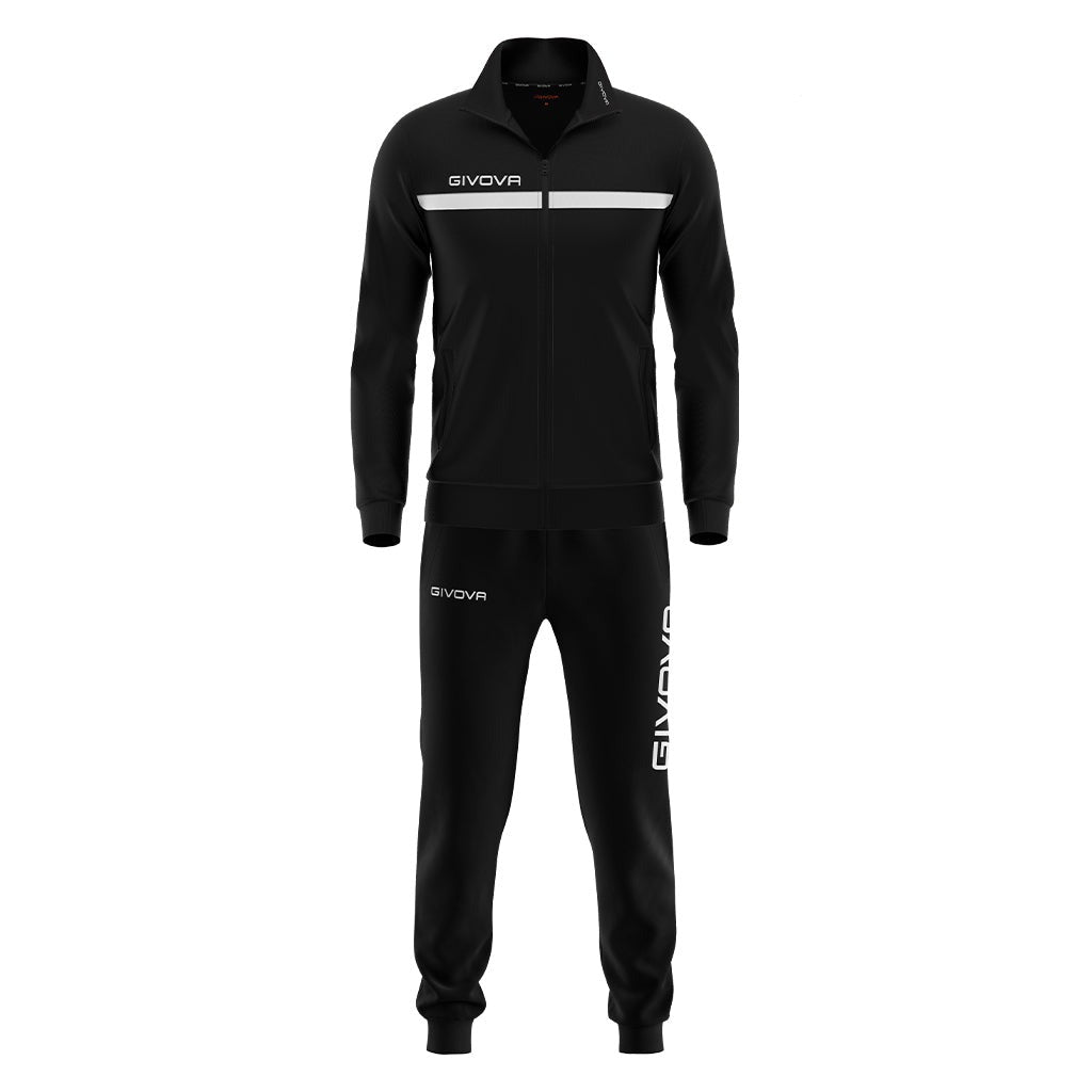 Givova One Tracksuit in Black/White