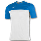 Joma Winner Short Sleeve Shirt in White/Royal